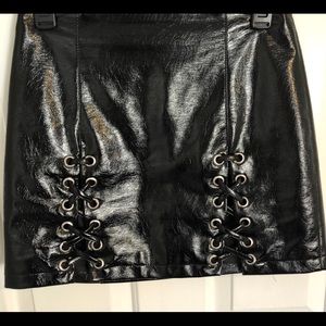 Leather skirt